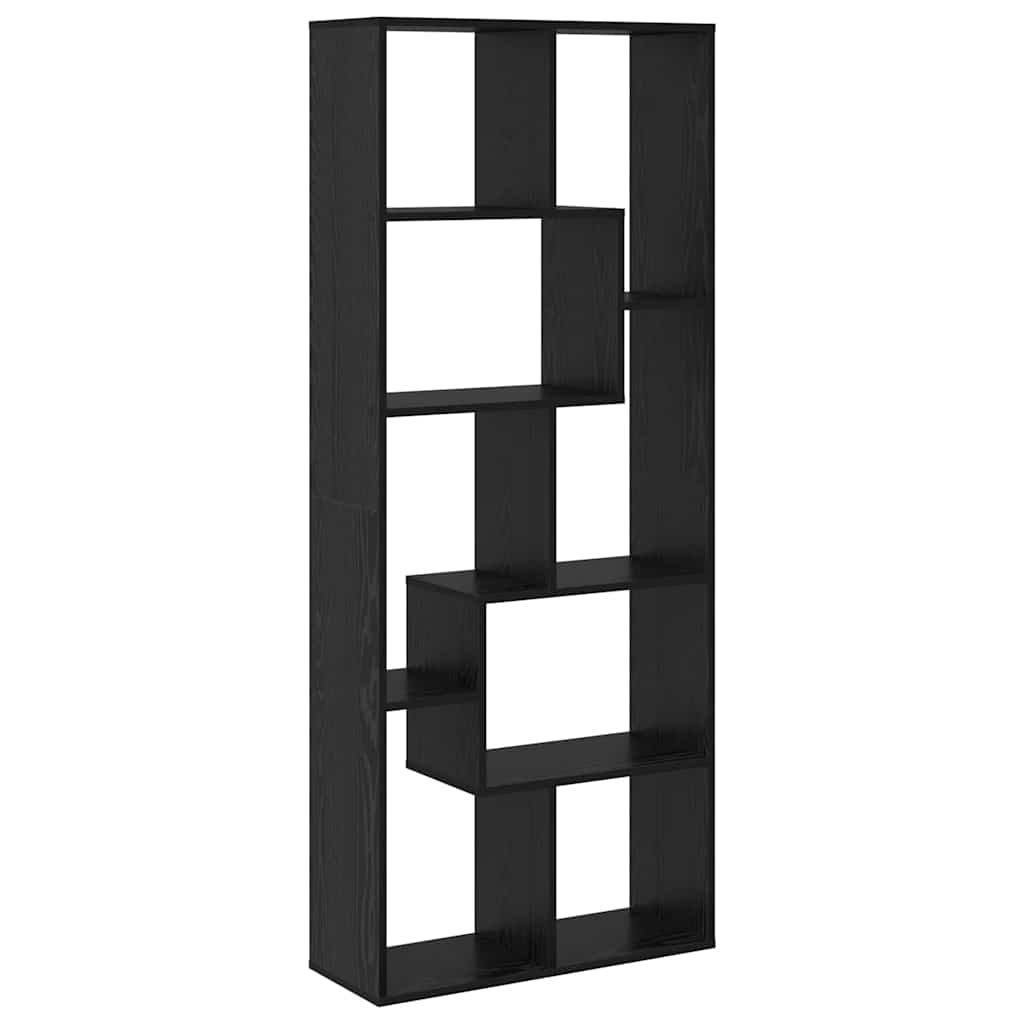 Bibliothèque Chêne noir 67 x 25 x 162 cm Bois d'ingénierie - XIOS