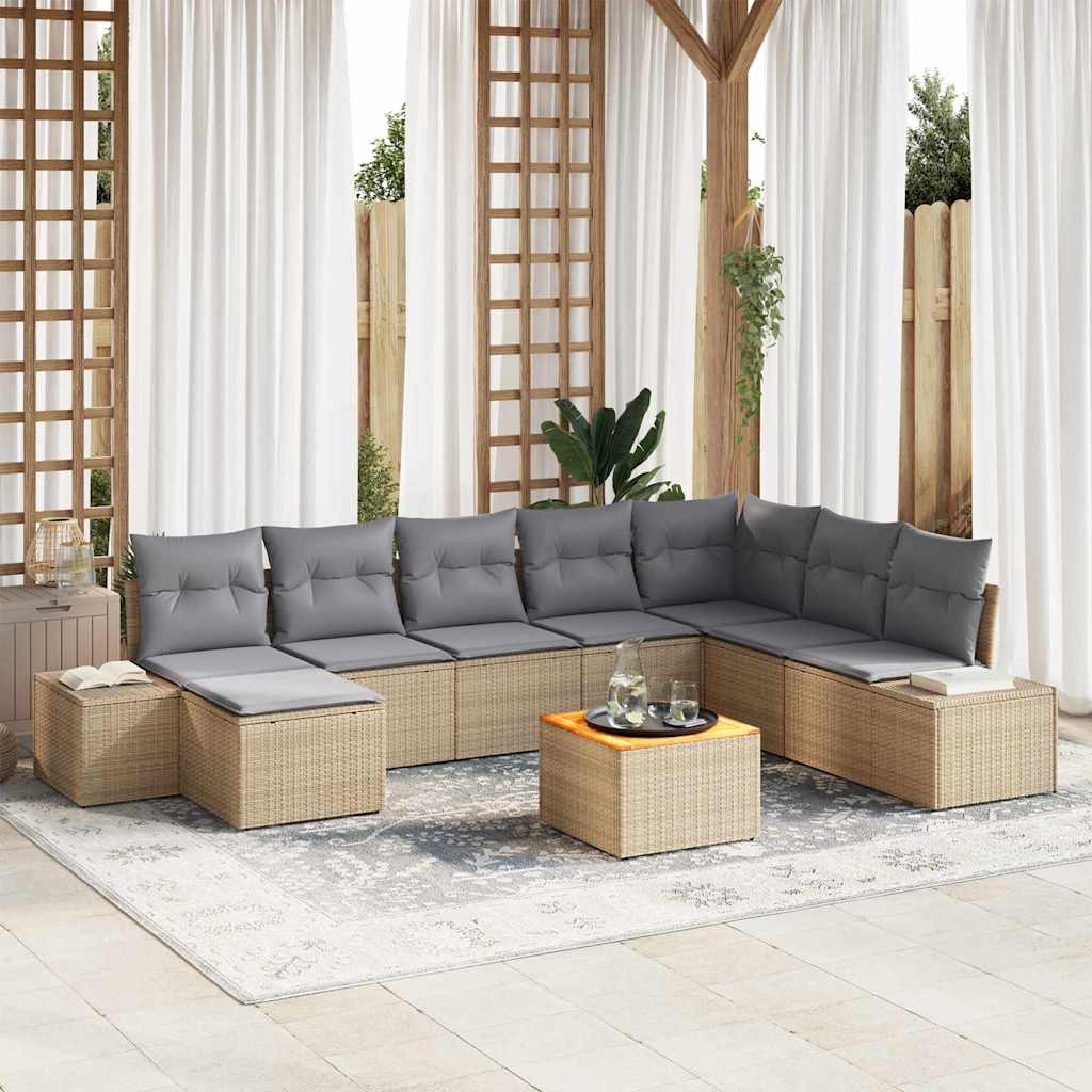 9 pc Beige