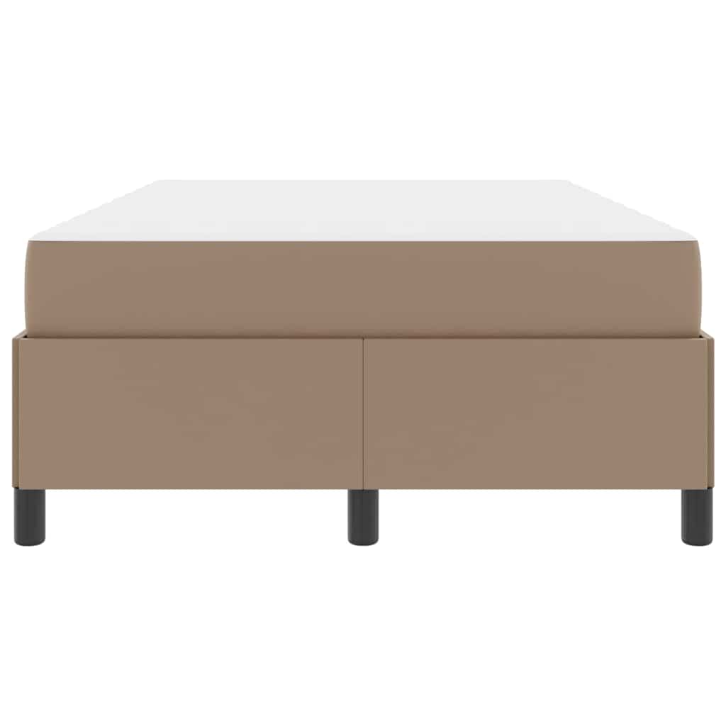 Cadre de lit avec matelas Cappuccino 120 x 190 cm tissu - XIOS