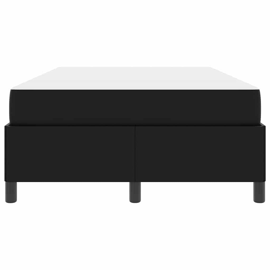 Cadre de lit avec matelas Noir 120 x 200 cm tissu - XIOS
