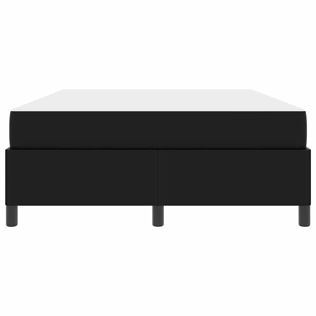 Cadre de lit avec matelas Noir 160 x 200 cm tissu - XIOS