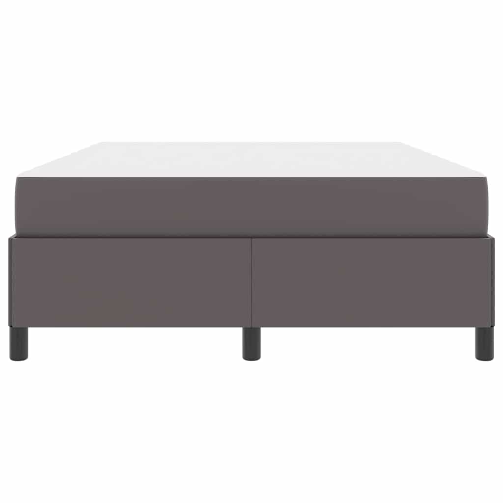 Cadre de lit avec matelas Gris 160 x 200 cm tissu - XIOS