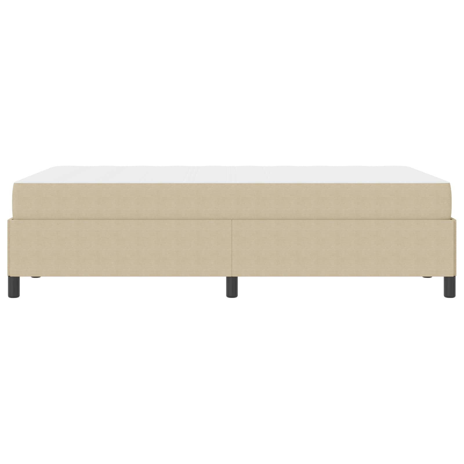 Cadre de lit avec matelas Gris Vert Clair 120 x 190 cm tissu - XIOS
