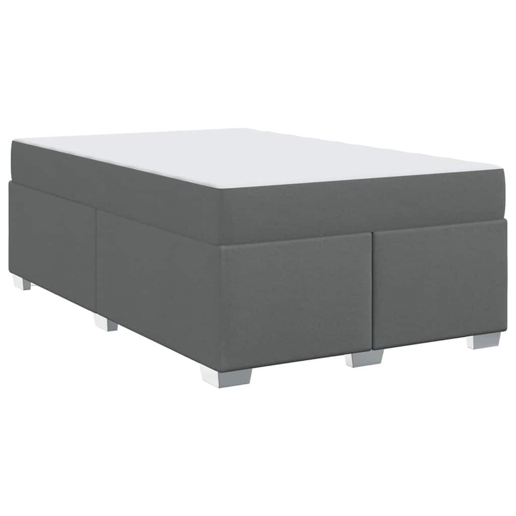 Cadre de lit Gris foncé 120 x 190 cm tissu - XIOS