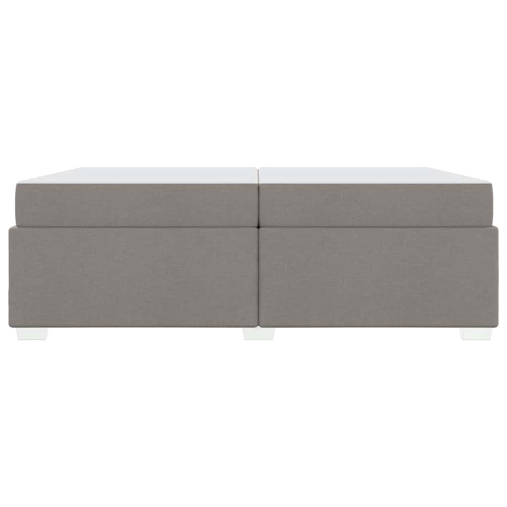 Cadre de lit Taupe 200 x 200 cm tissu