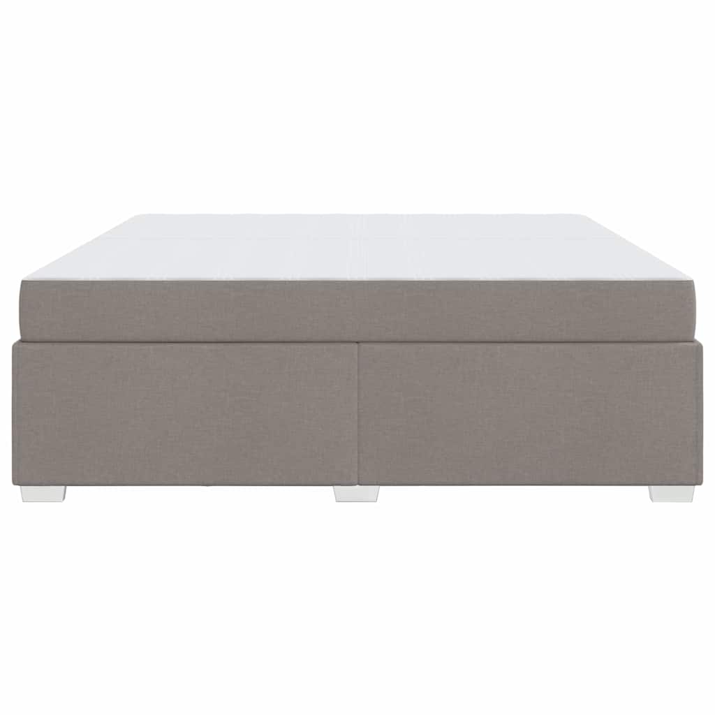 Cadre de lit Taupe 200 x 200 cm tissu