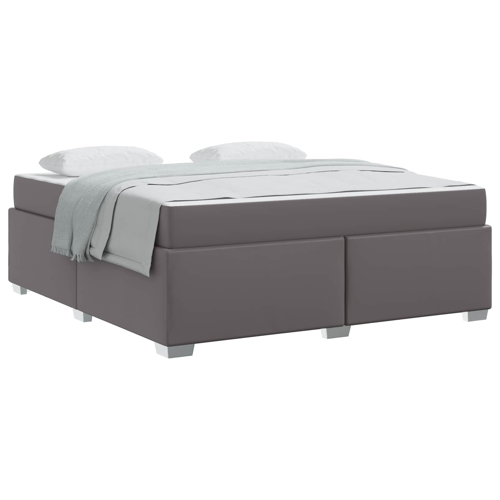 Cadre de lit Gris 180 x 200 cm tissu - XIOS