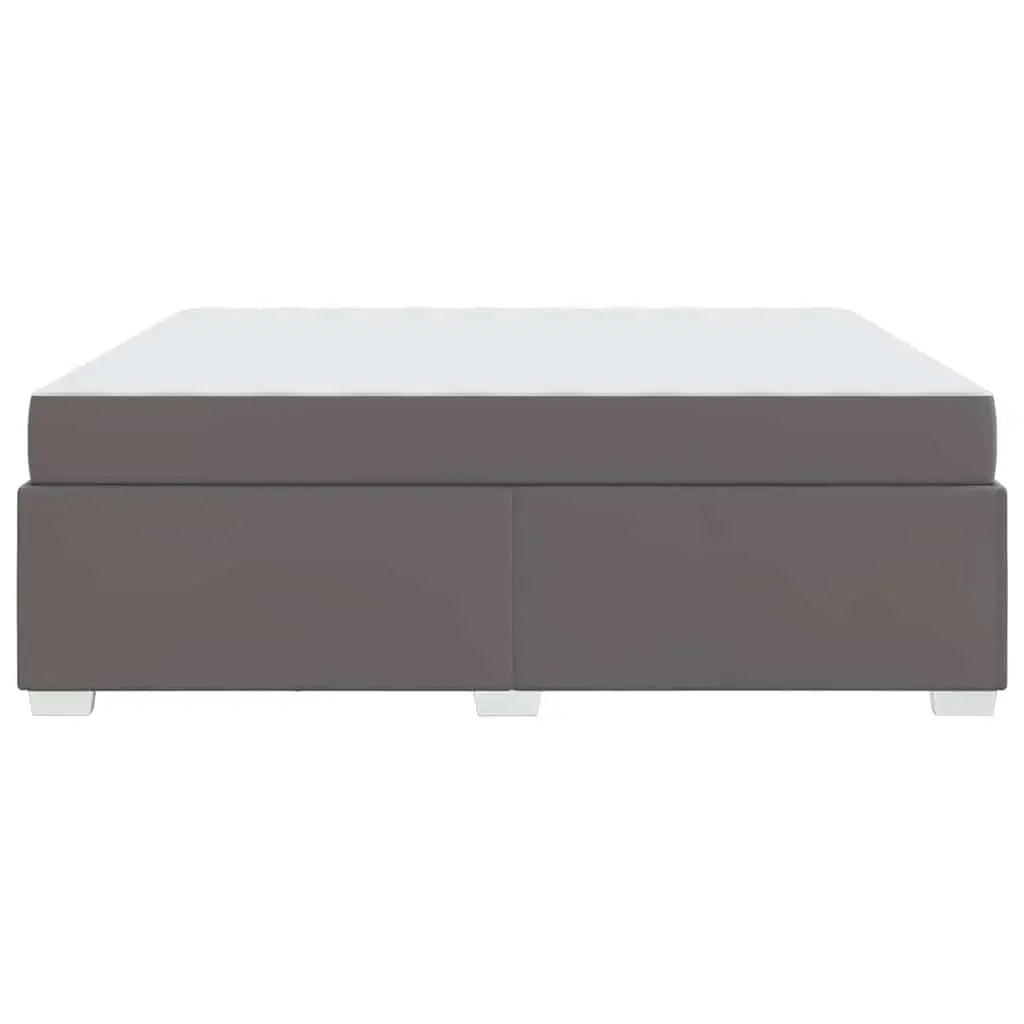 Cadre de lit Gris 180 x 200 cm PVC - XIOS