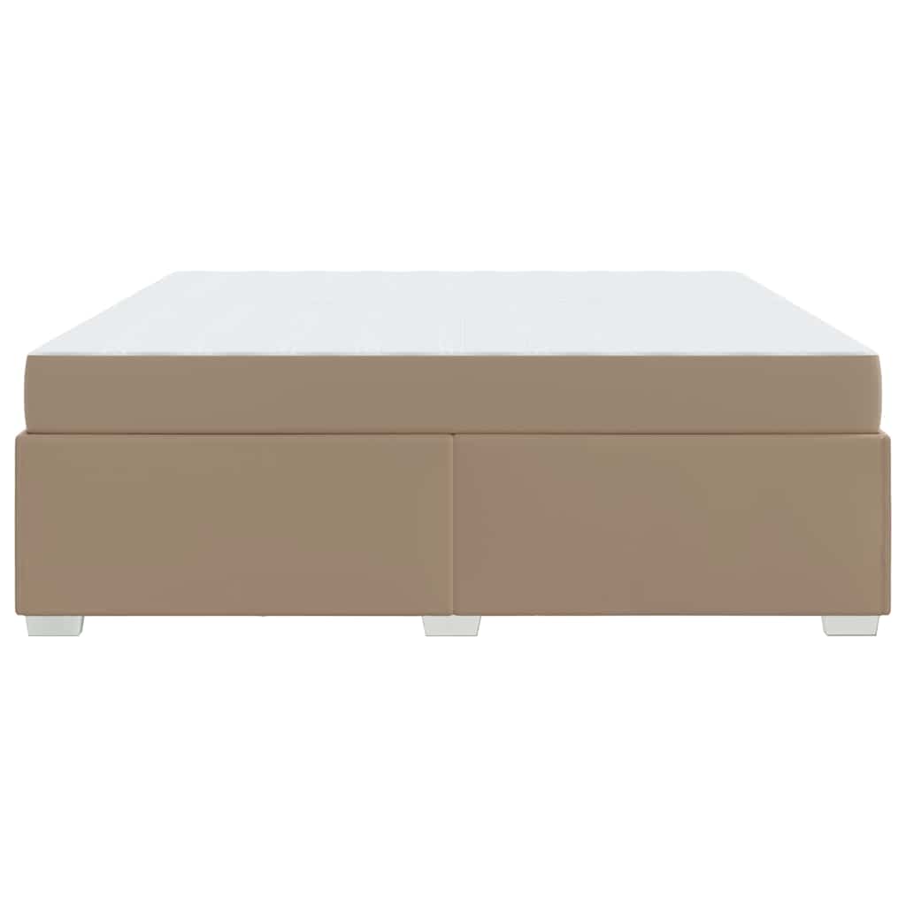 Cadre de lit Cappuccino 200 x 200 cm tissu - XIOS