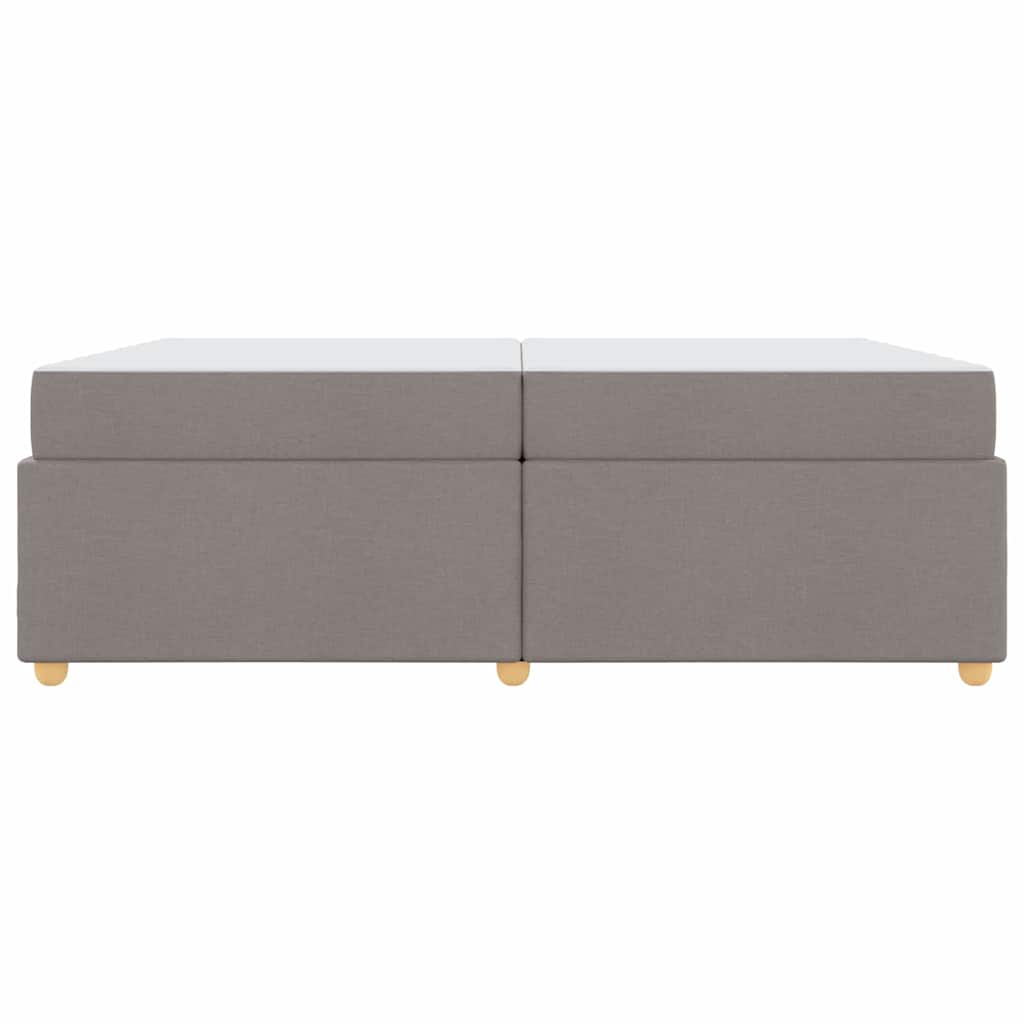 Cadre de lit Taupe 200 x 200 cm tissu