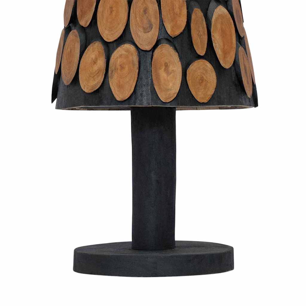 Sapin de Noël avec support Marron 120 cm Bois de teck solide - XIOS
