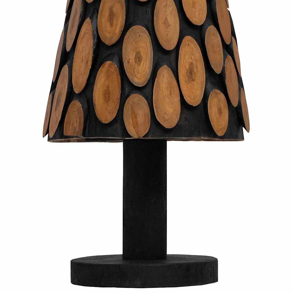 Sapin de Noël avec support Marron 150 cm Bois de teck solide - XIOS