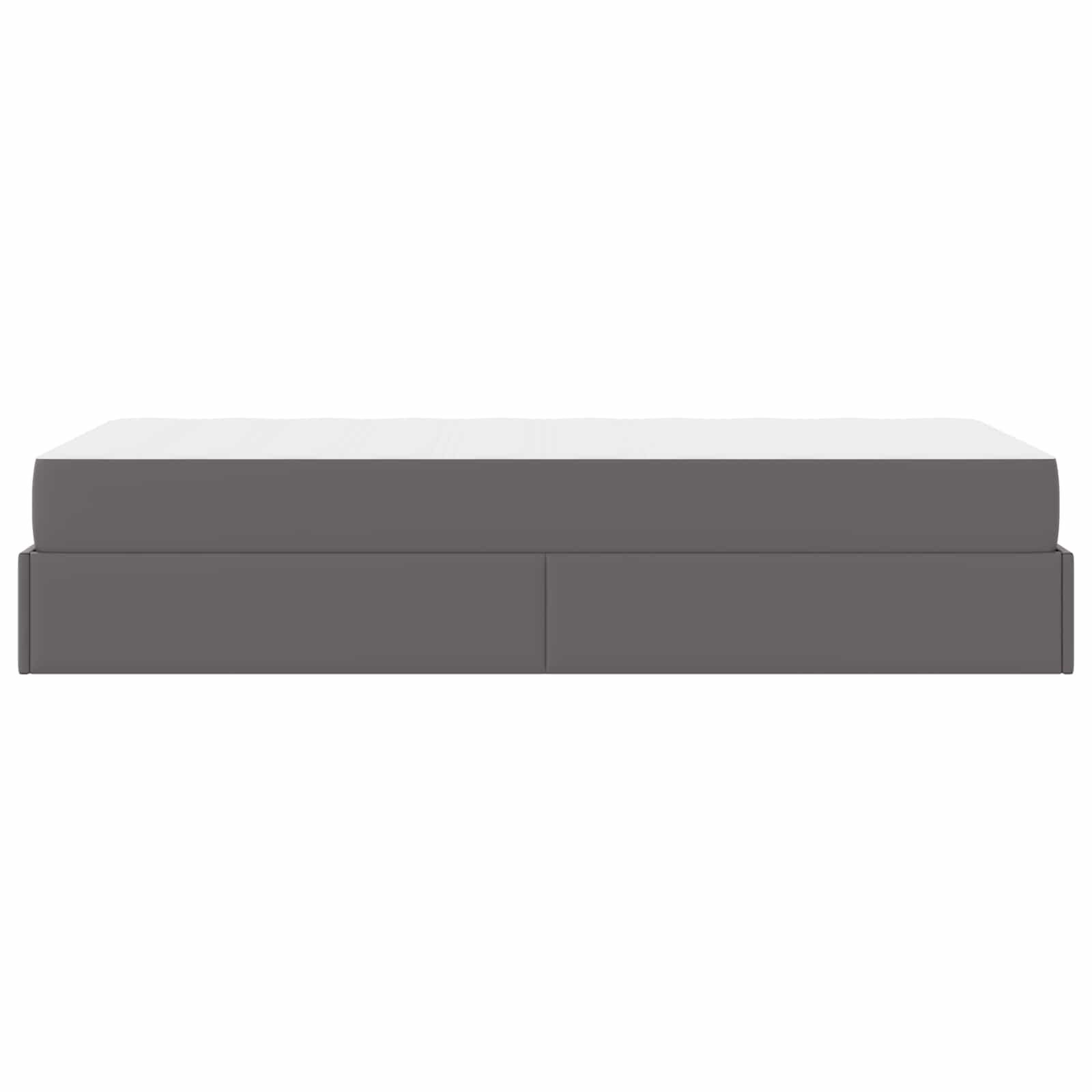 Cadre de lit avec matelas Autre 2 pcs Gris PVC - XIOS