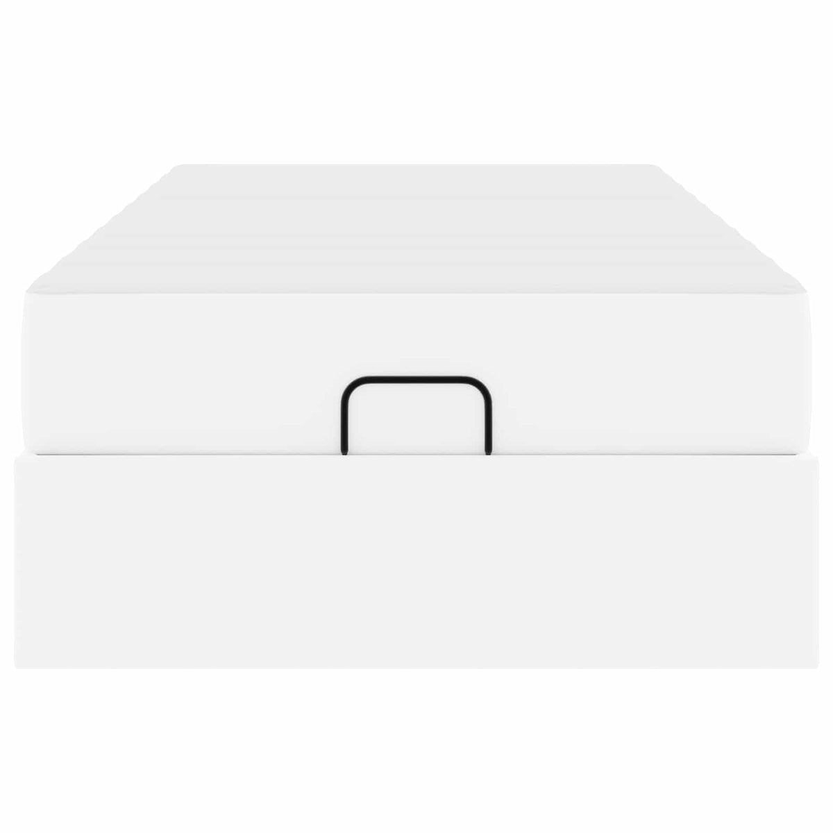 Cadre de lit avec matelas Autre 2 pièces Blanc PVC
