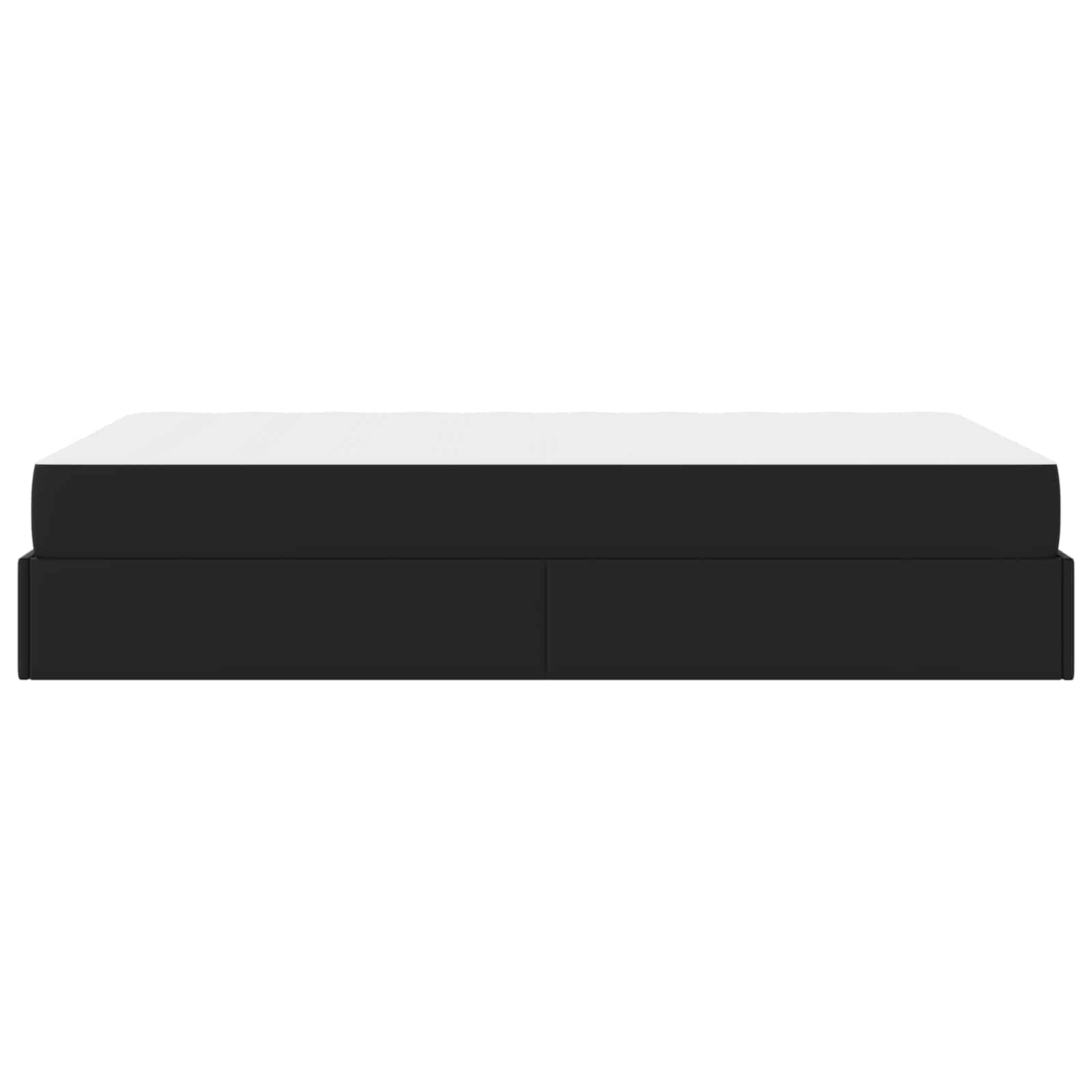 Cadre de lit avec matelas Autre 2 pcs Noir PVC - XIOS