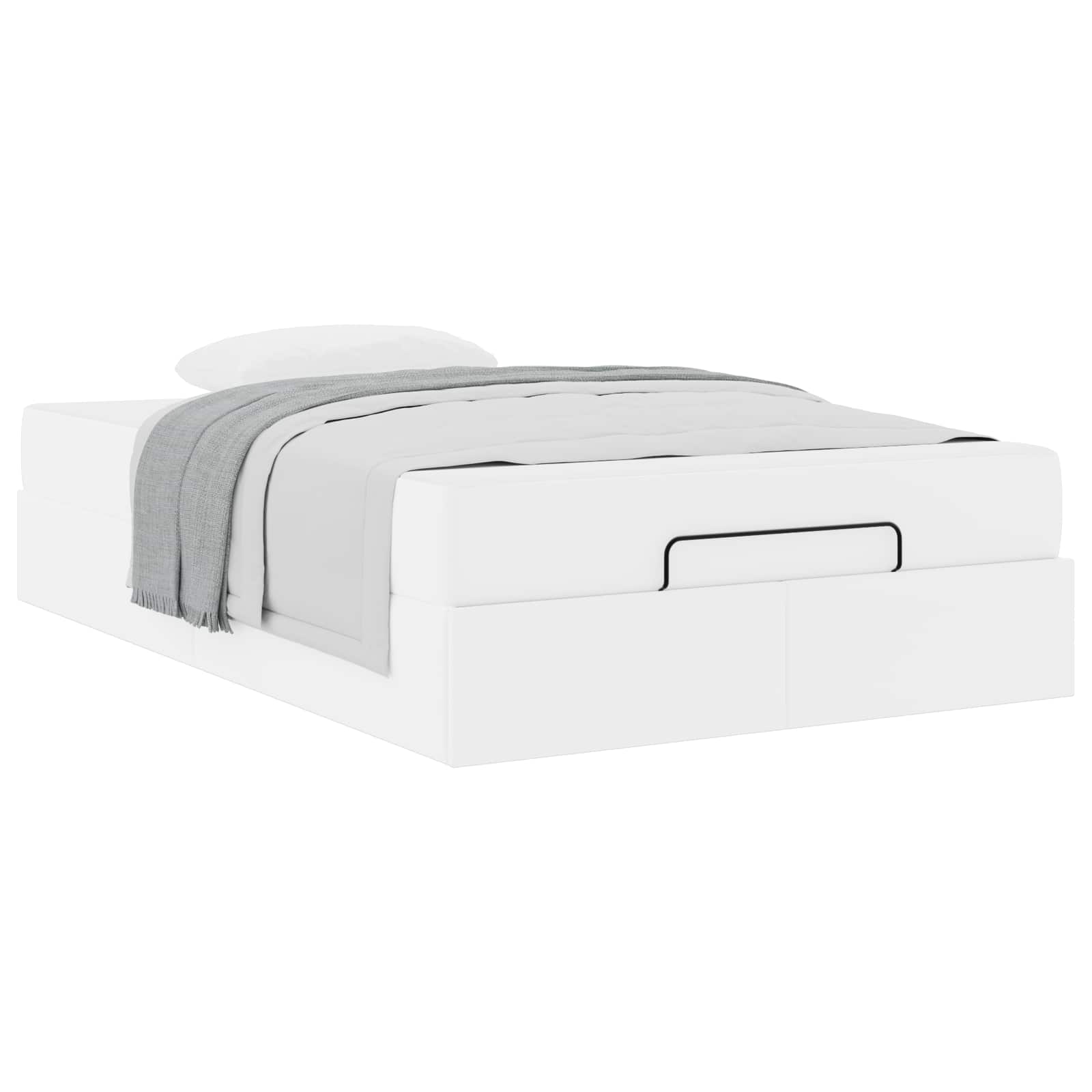 Cadre de lit avec matelas Autre 2 pcs Blanc PVC - XIOS