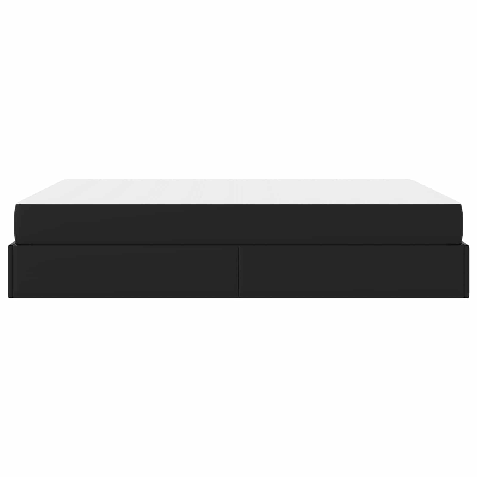 Cadre de lit avec matelas Autre 2 pcs Noir PVC - XIOS