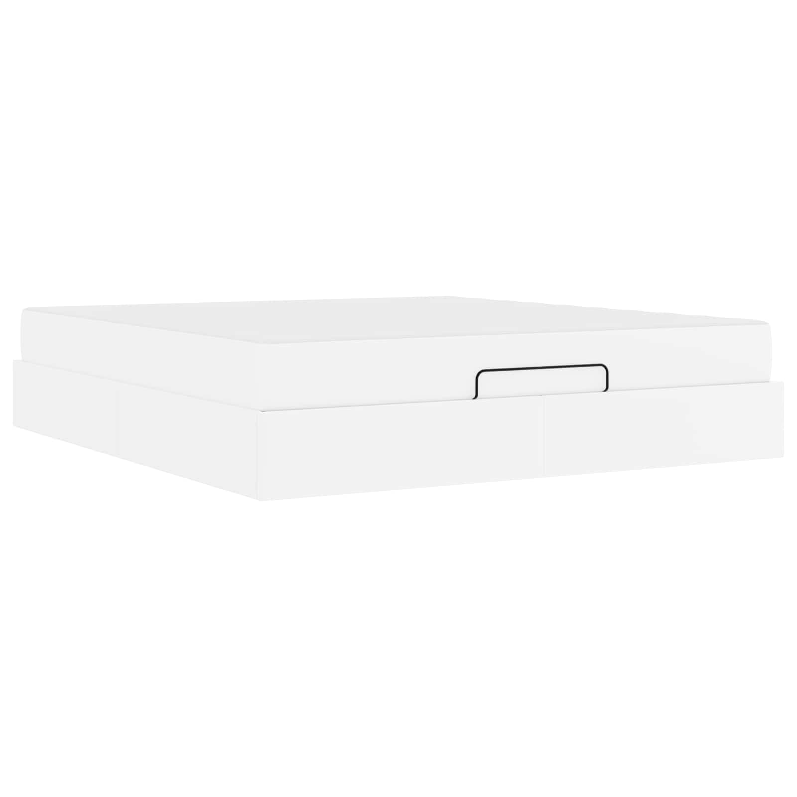 Cadre de lit avec matelas Autre 2 pcs Blanc PVC - XIOS