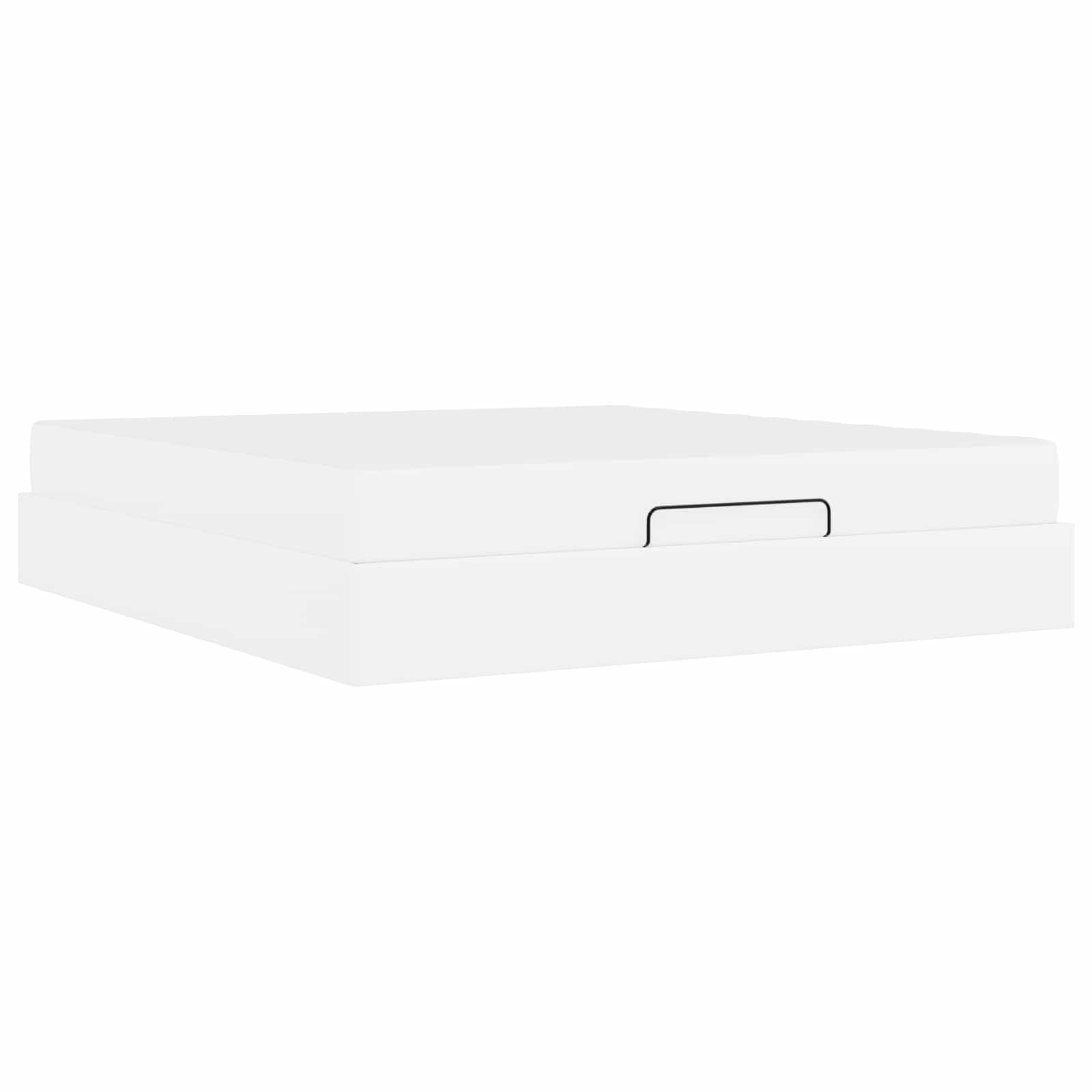 Cadre de lit avec matelas Autre 2 pcs Blanc PVC - XIOS