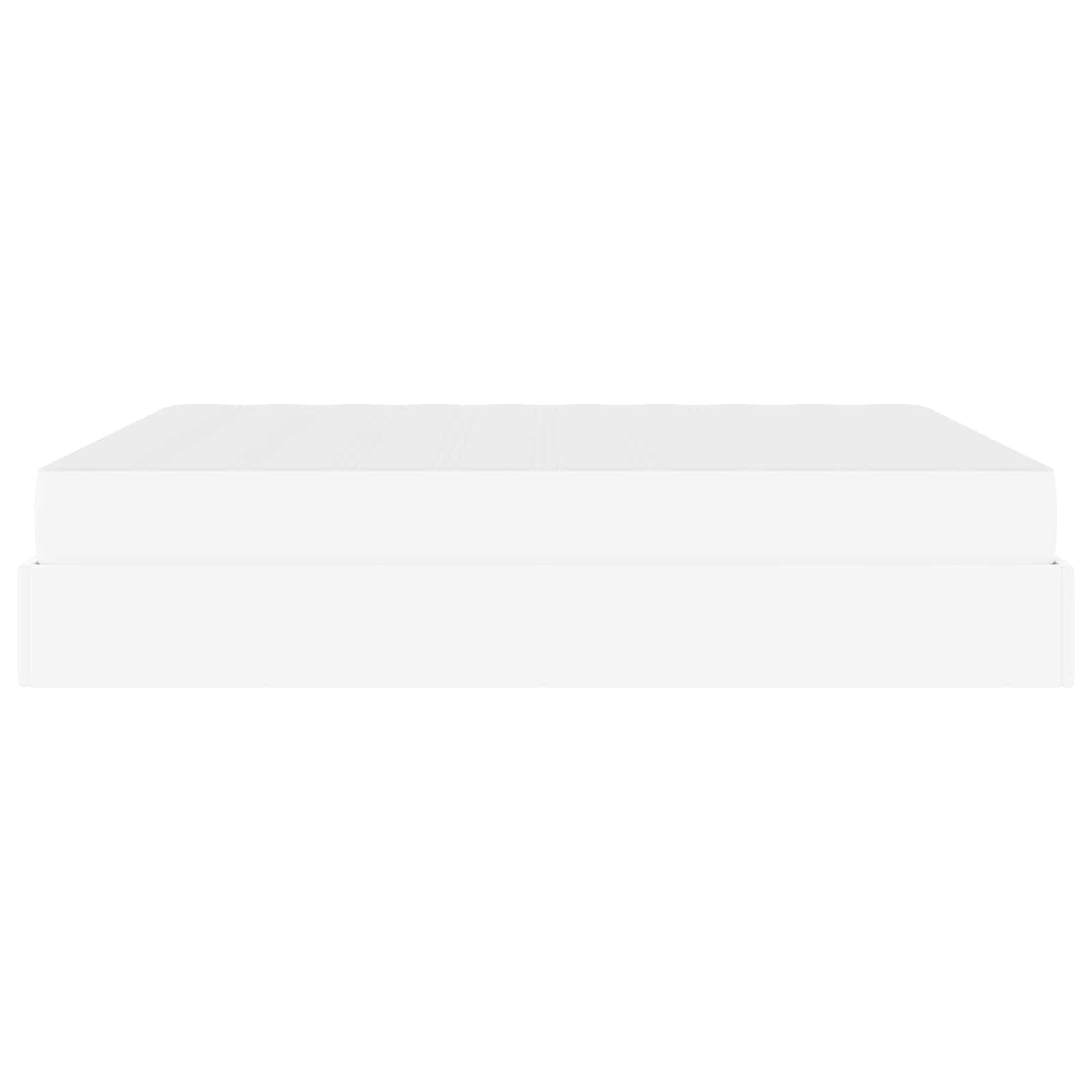 Cadre de lit avec matelas Autre 2 pcs Blanc PVC - XIOS