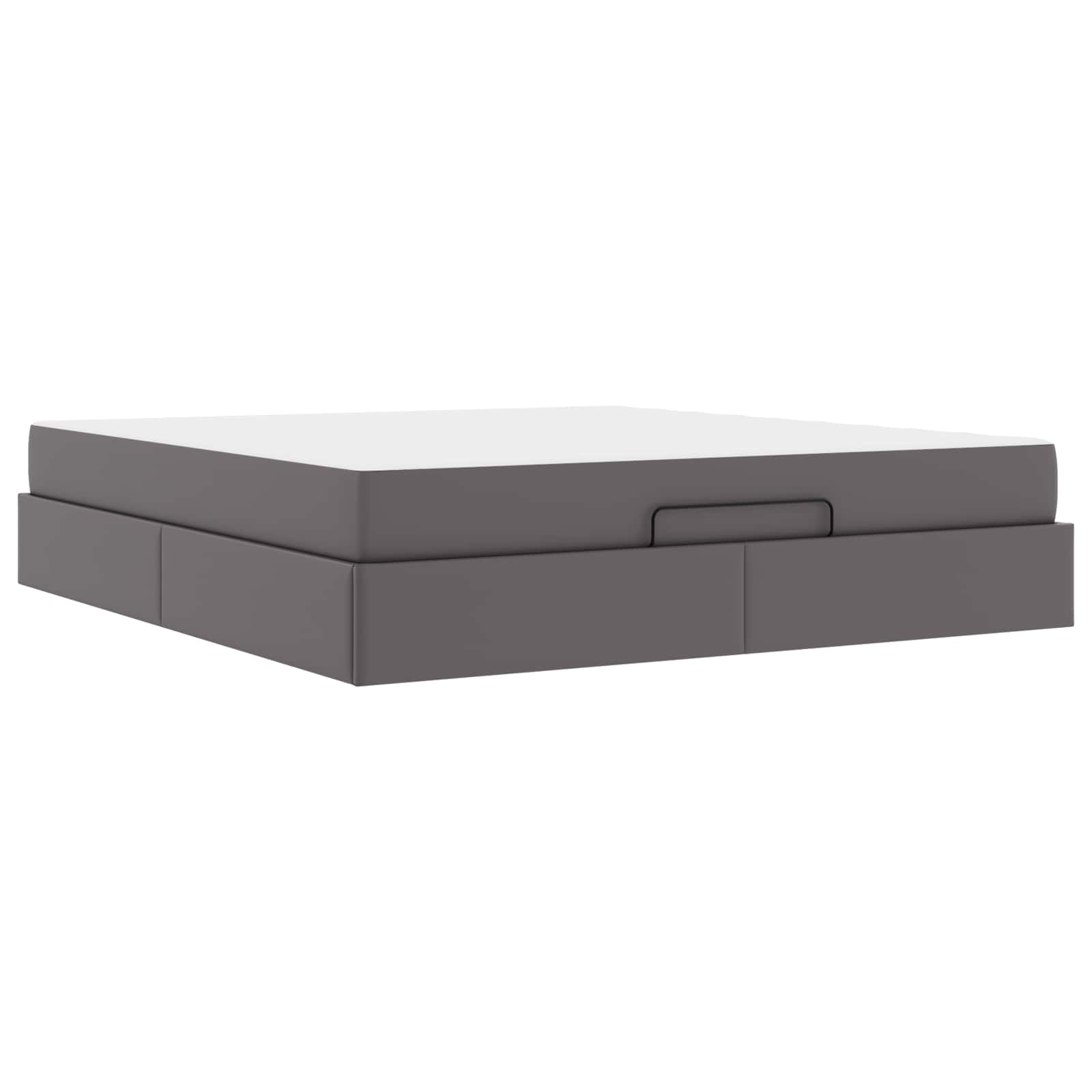 Cadre de lit avec matelas Autre 2 pcs Gris PVC - XIOS