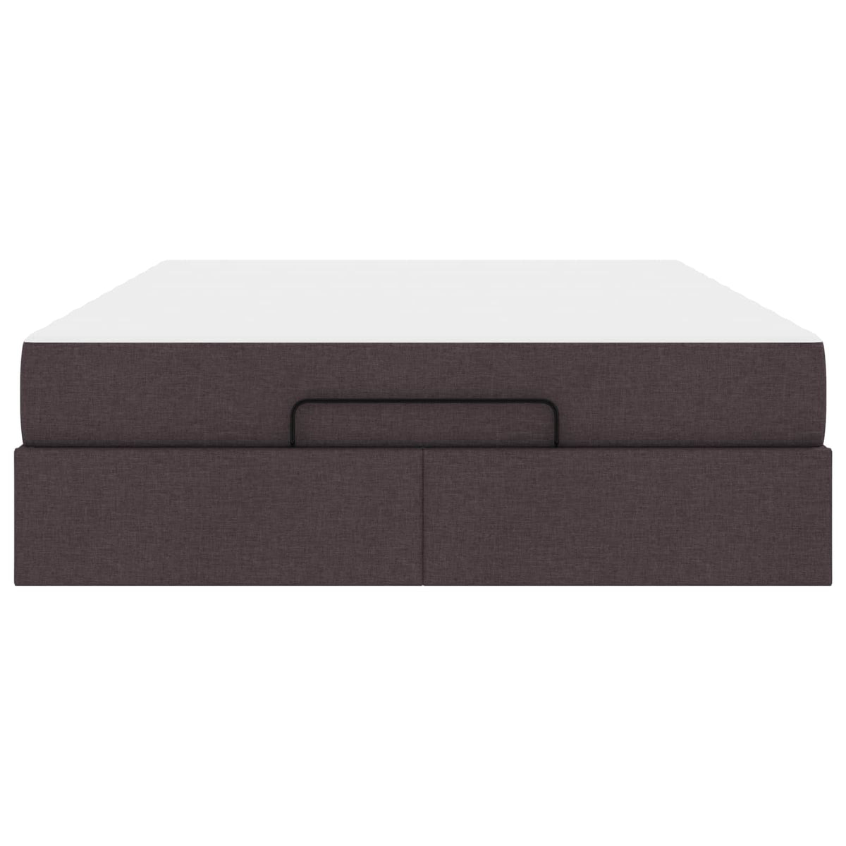 Cadre de lit avec matelas 2 pc Tan tissu - XIOS Store SNC