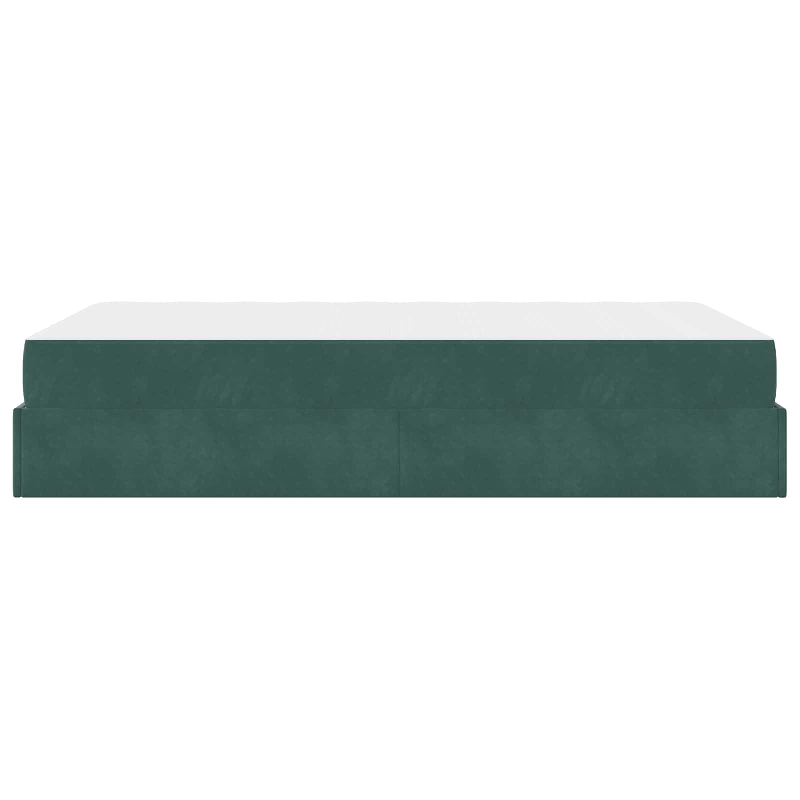 Cadre de lit avec matelas 2 pcs Vert Velours - XIOS