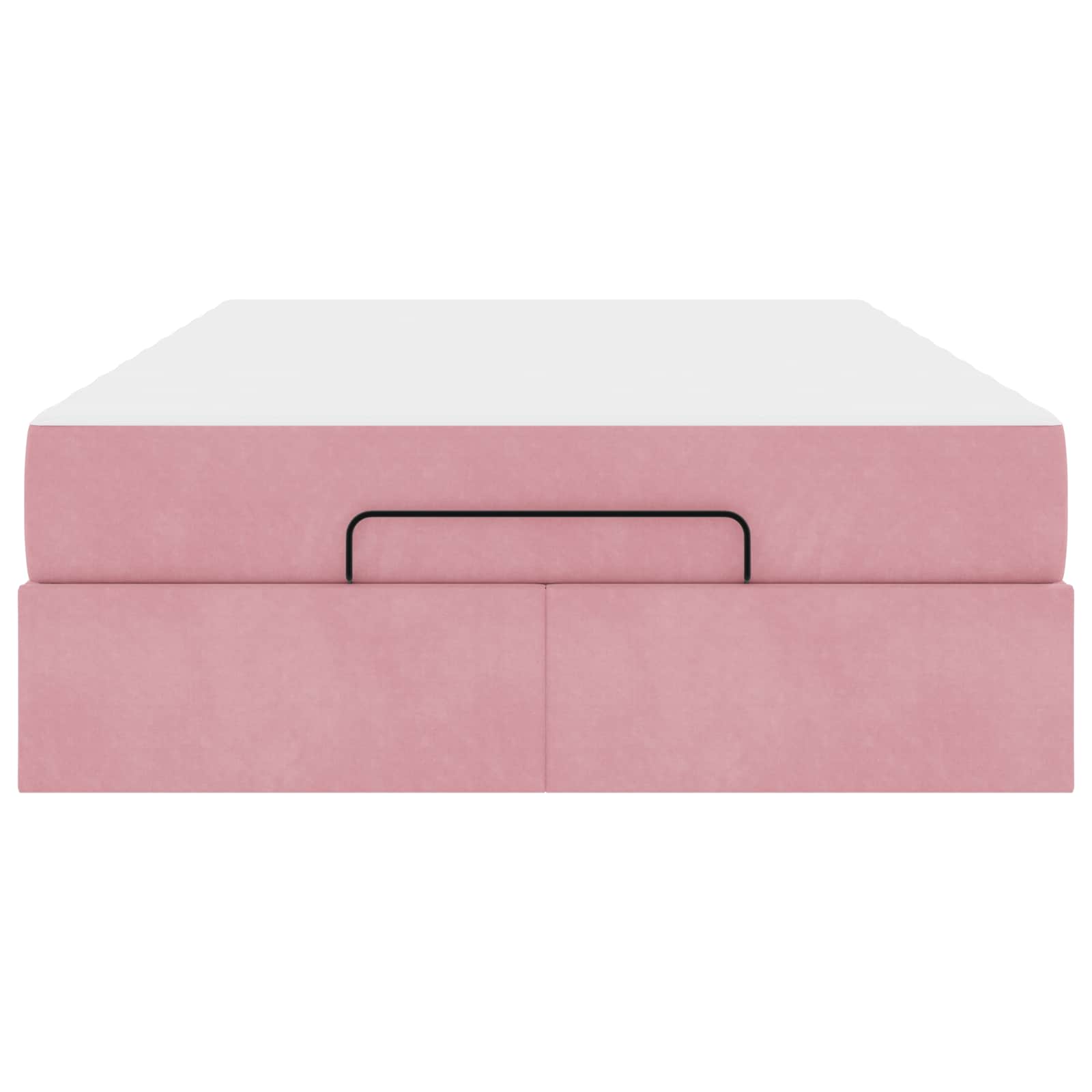 Cadre de lit avec matelas 2 pcs Rose Velours - XIOS