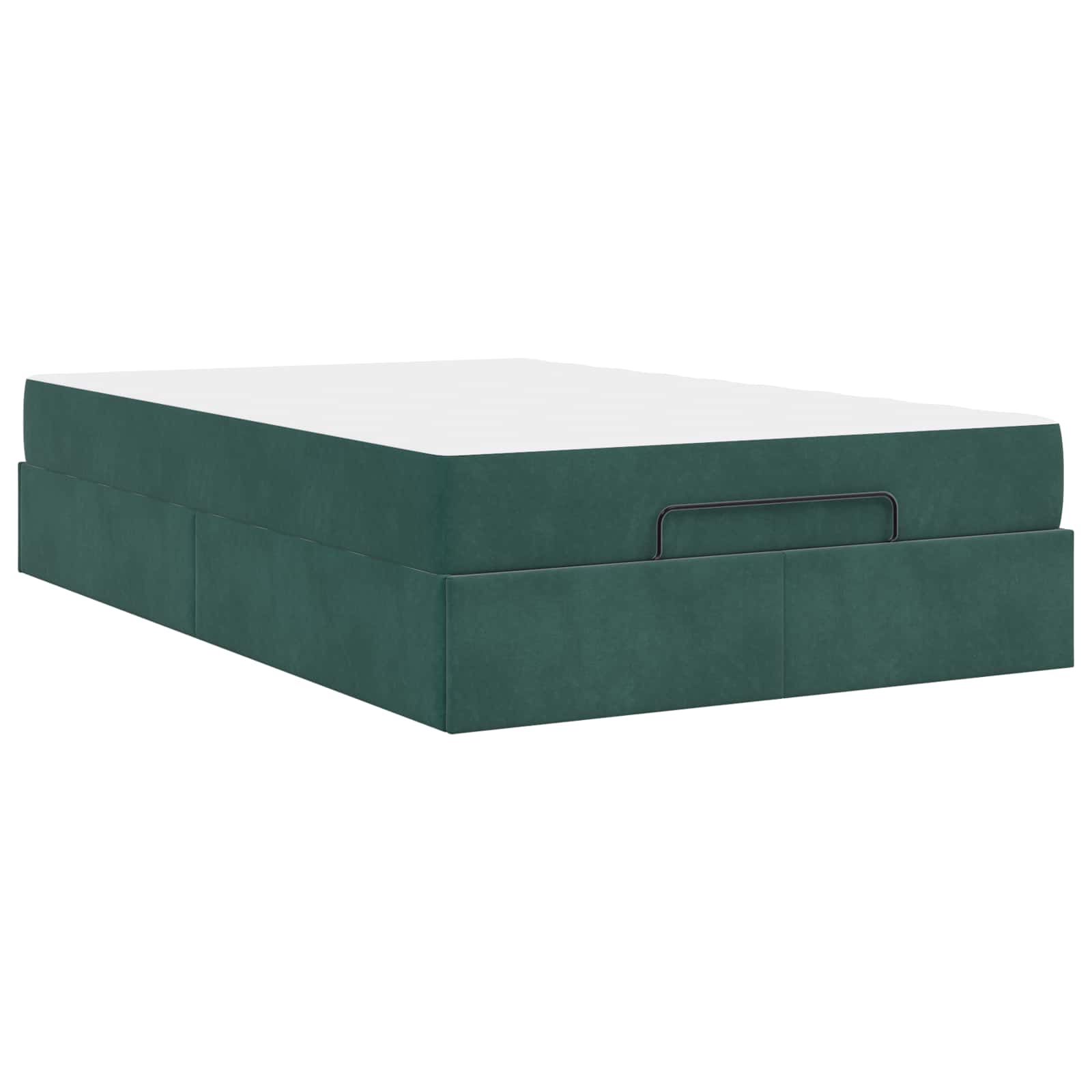 Cadre de lit avec matelas 2 pcs Vert Velours - XIOS