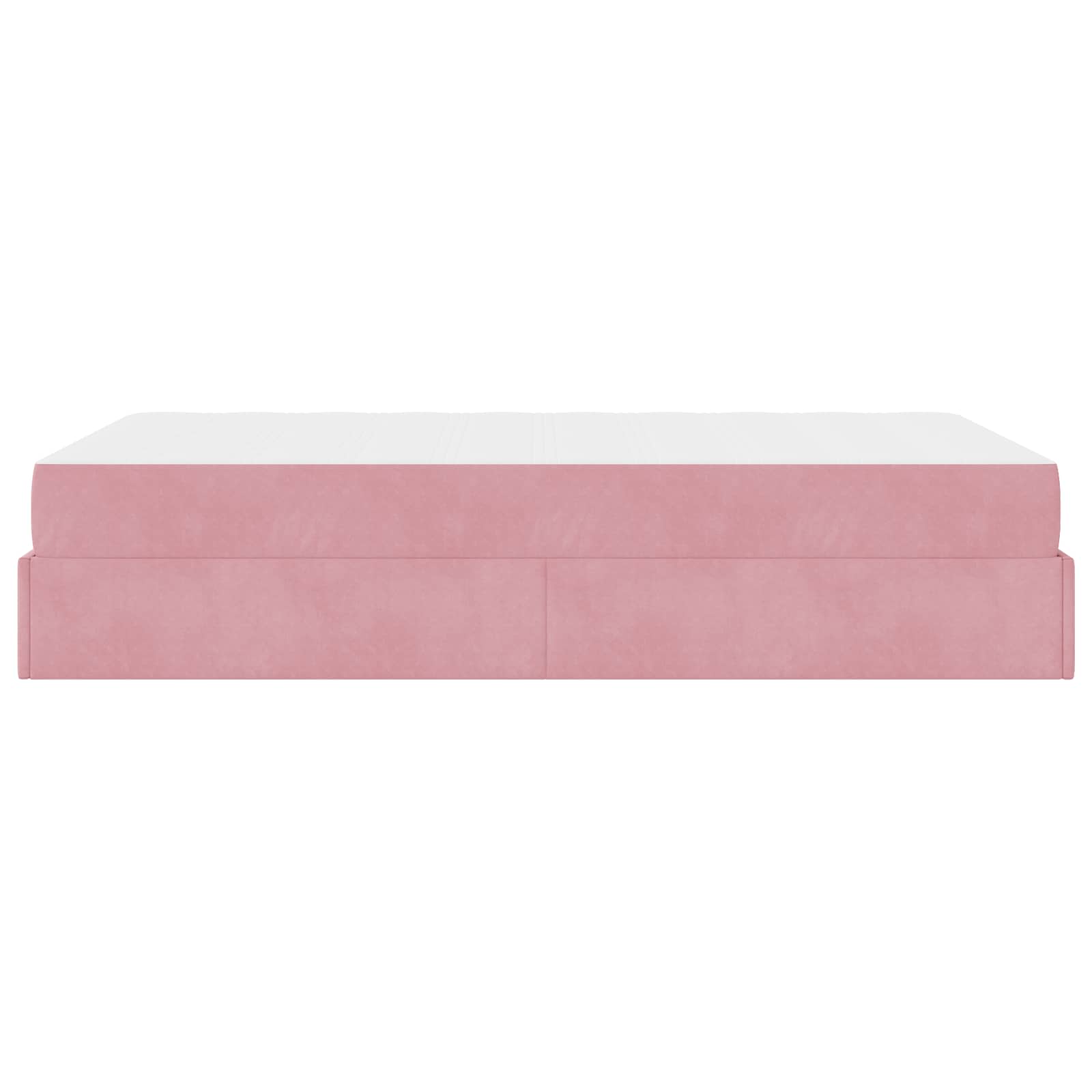 Cadre de lit avec matelas 2 pcs Rose Velours - XIOS