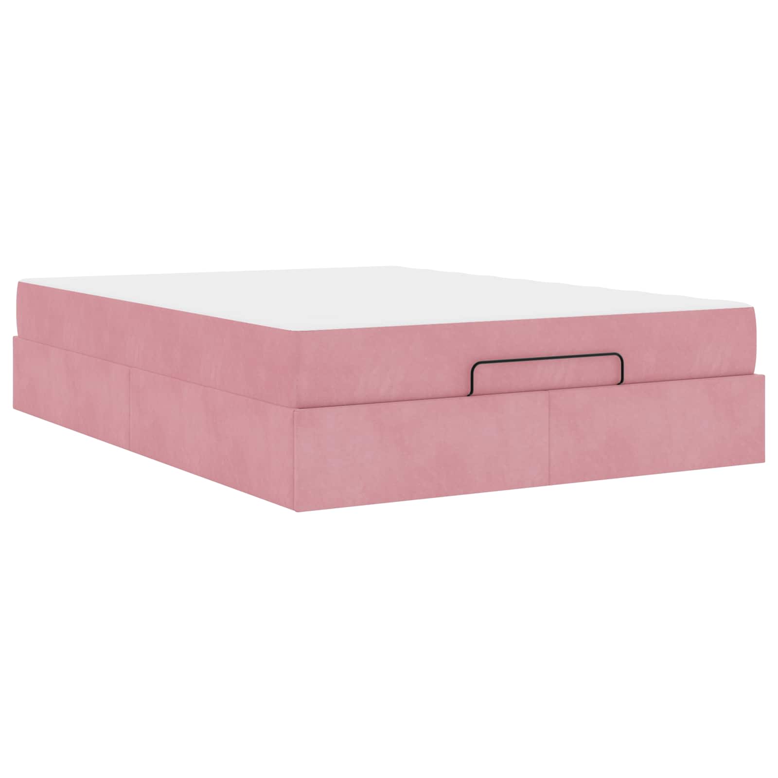 Cadre de lit avec matelas 2 pcs Rose Velours - XIOS