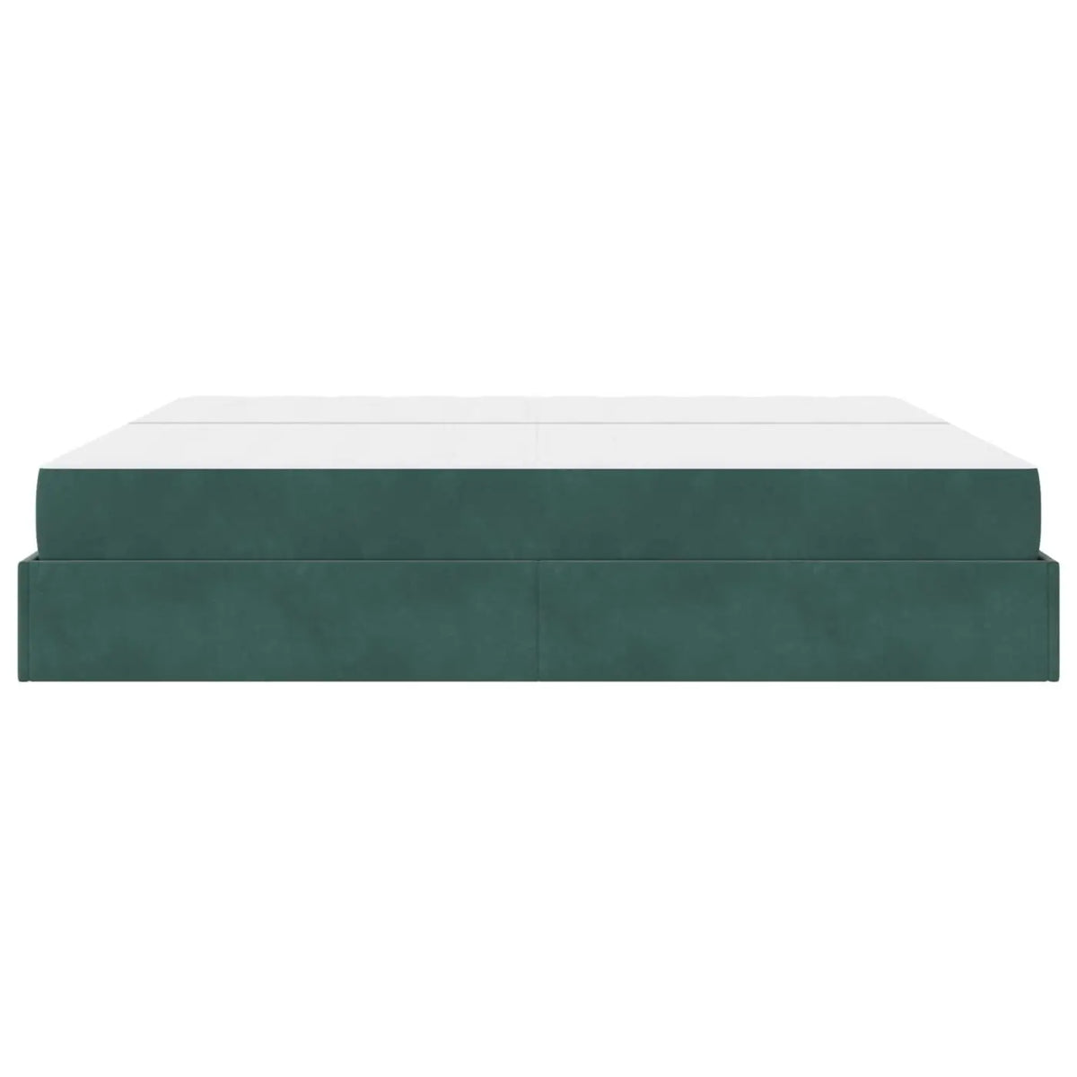 Cadre de lit avec matelas 2 pièces Vert Velours - XIOS