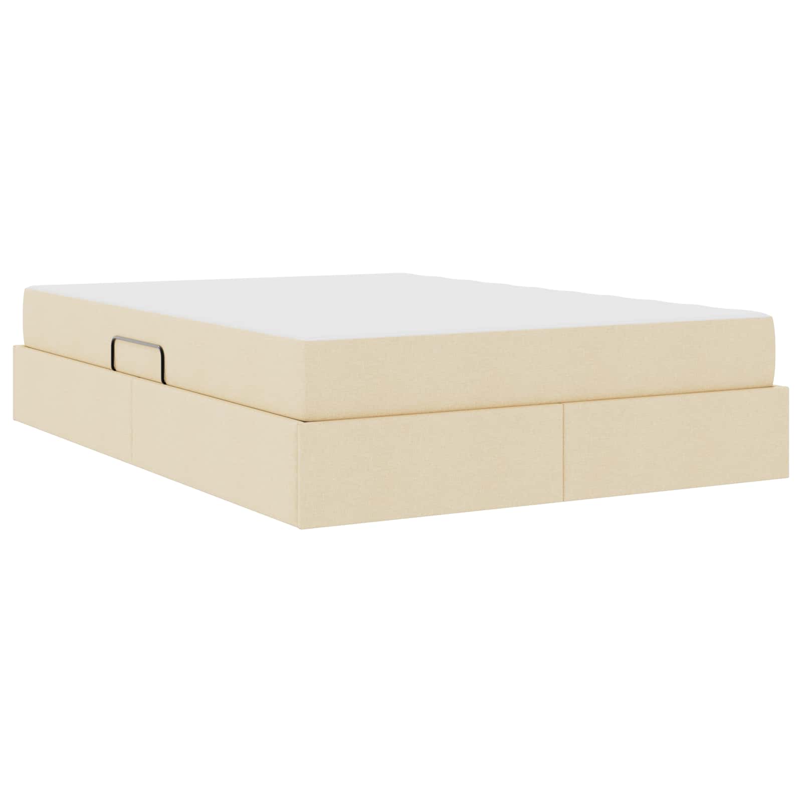 Lit avec rangement et matelas Crème 140 x 200 cm Polyester - XIOS