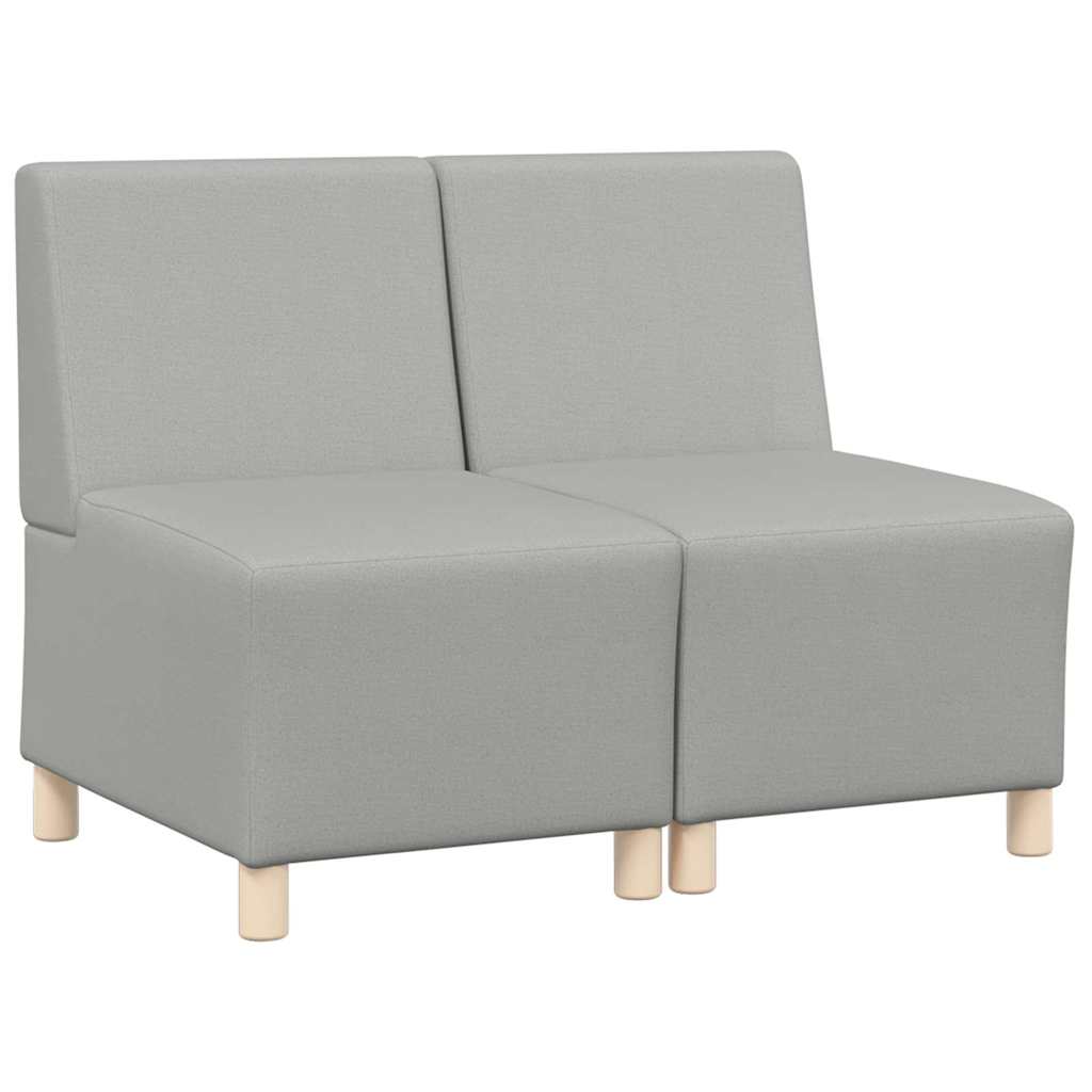 Unité de Sofa Modulaire Sans Accoudoirs 2 pcs Gris nuage - XIOS
