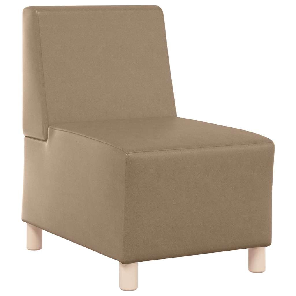 Unité de Sofa Modulaire Sans Accoudoirs 2 pcs Cappuccino - XIOS