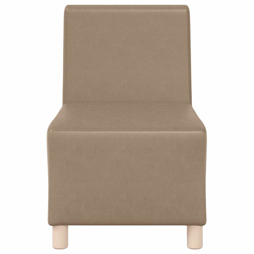 Unité de Sofa Modulaire Sans Accoudoirs 2 pcs Cappuccino - XIOS