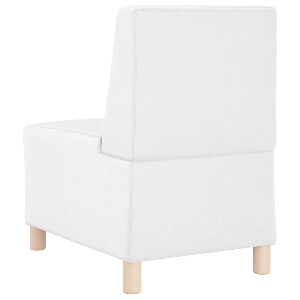 Unité de Sofa Modulaire Sans Accoudoirs 2 pcs Blanc - XIOS
