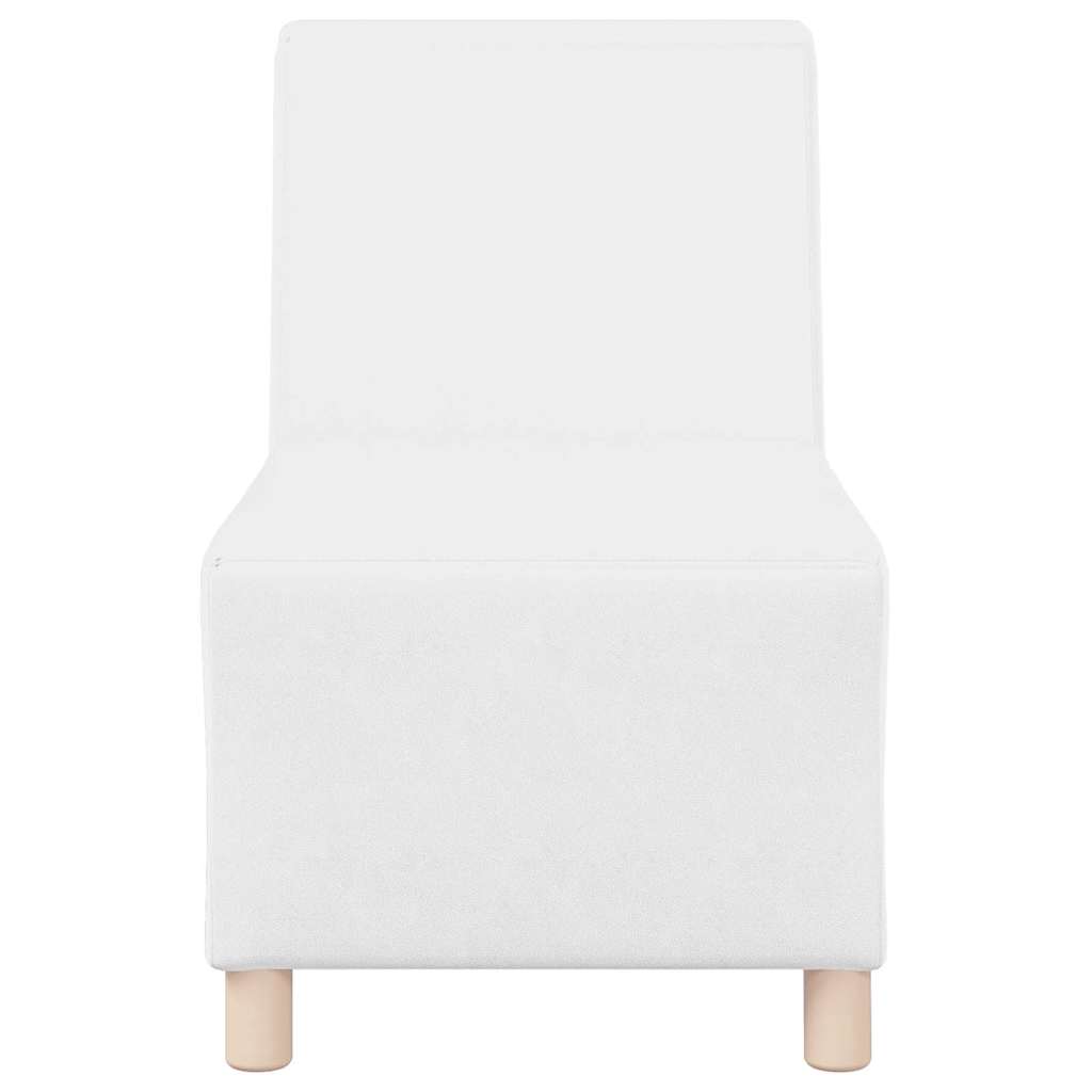 Unité de Sofa Modulaire Sans Accoudoirs 2 pcs Blanc - XIOS