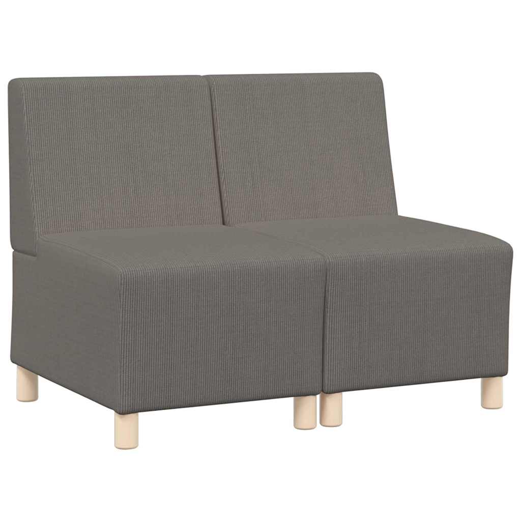 Unité de Sofa Modulaire Sans Accoudoirs 2 pcs Gris clair - XIOS