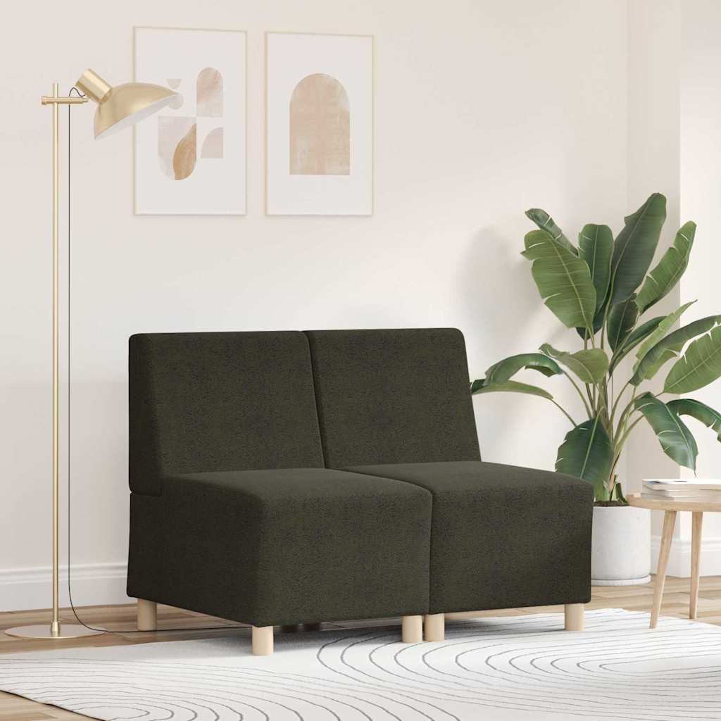 Unité de Sofa Modulaire Sans Accoudoirs 2 pcs Vert - XIOS