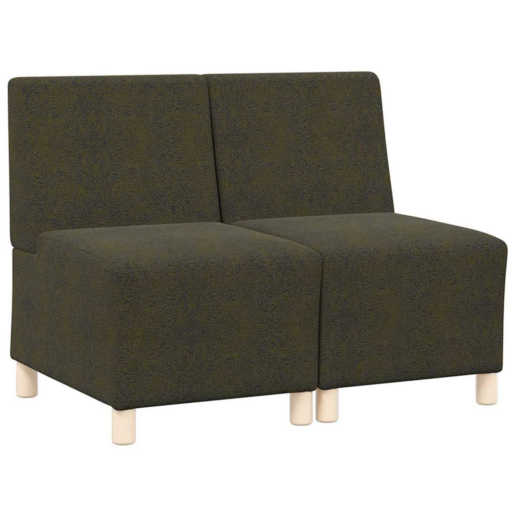Unité de Sofa Modulaire Sans Accoudoirs 2 pcs Vert - XIOS