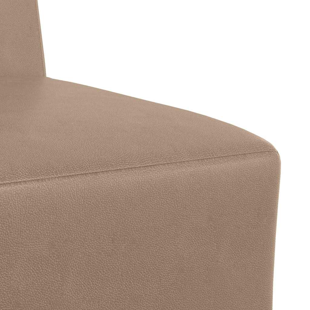 Unité de Sofa Modulaire Sans Accoudoirs 3 pcs Cappuccino - XIOS