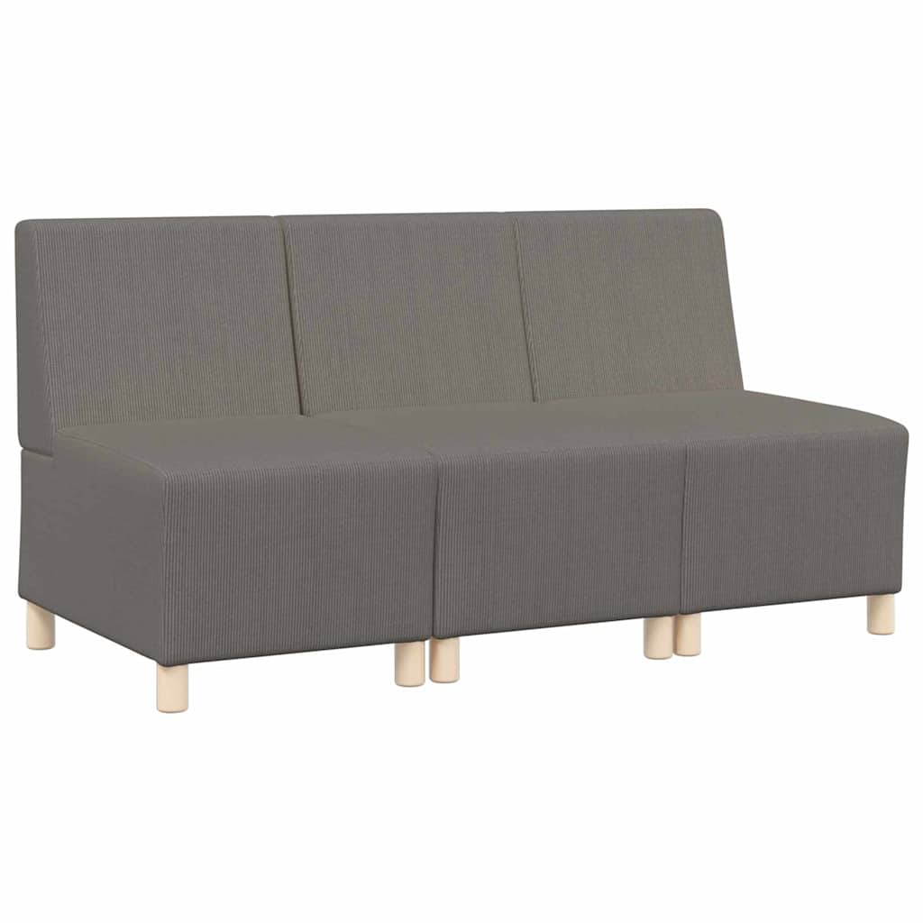 Unité de Sofa Modulaire Sans Accoudoirs 3 pcs Gris clair - XIOS