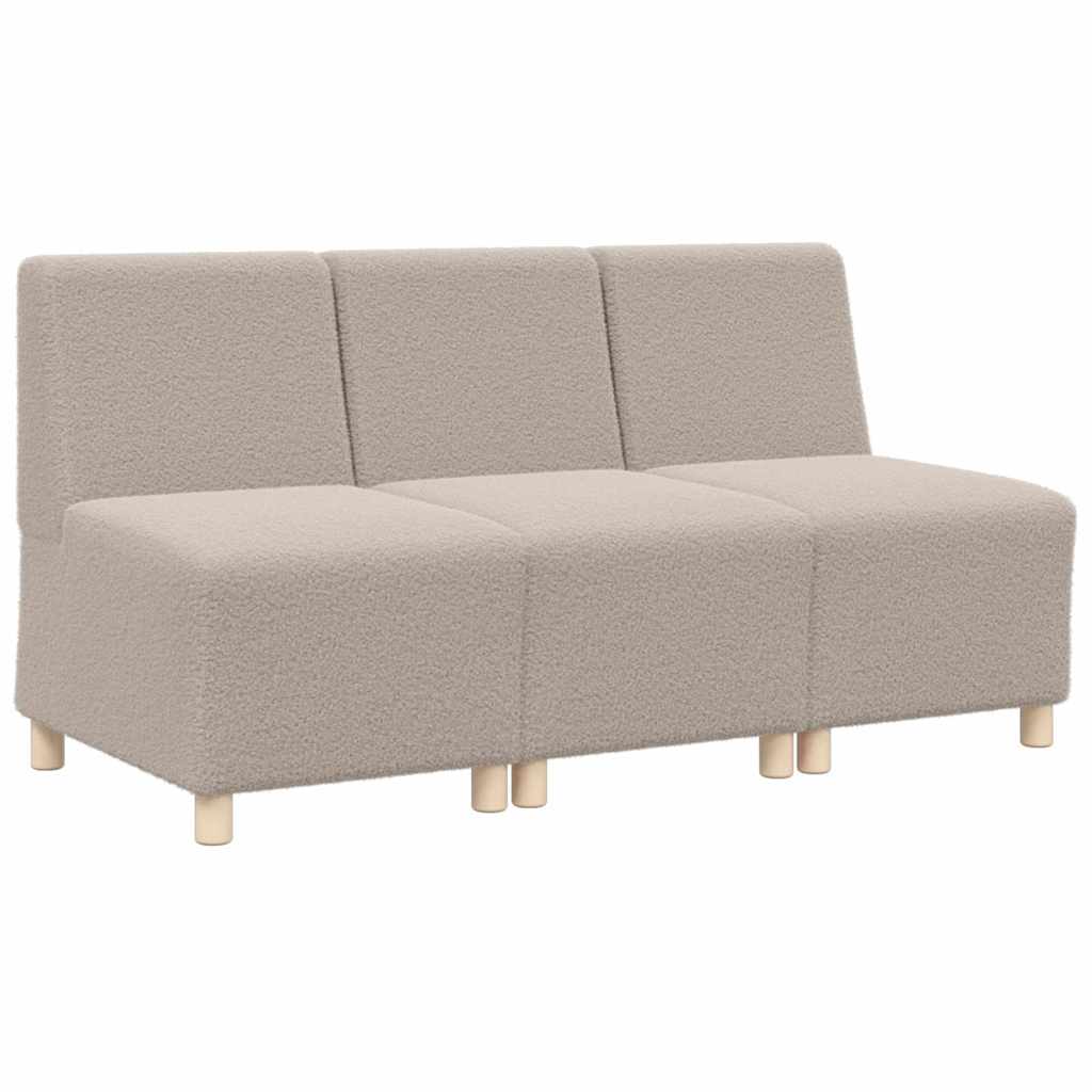 Unité de Sofa Modulaire Sans Accoudoirs 3 pcs Gris clair - XIOS