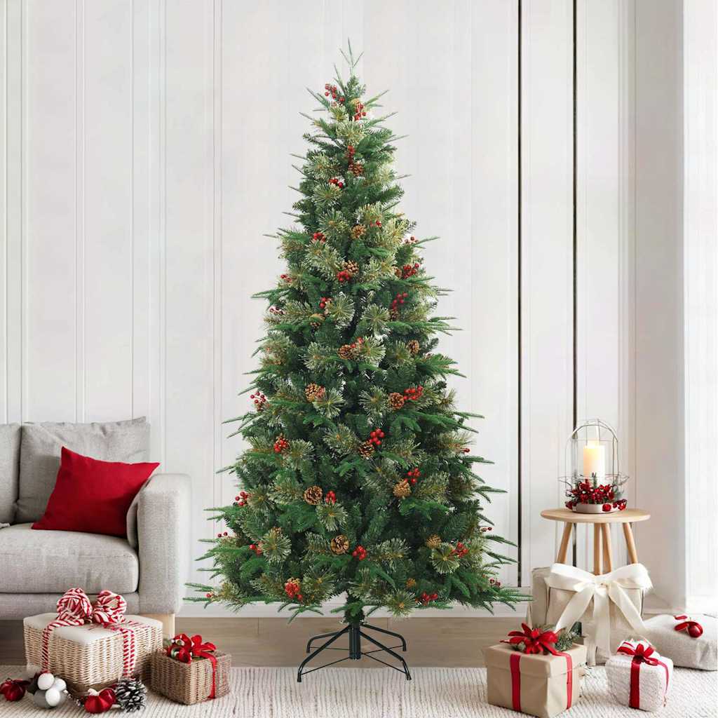 Sapin de Noël Artificiel à Branches Articulées Vert 240 cm - XIOS