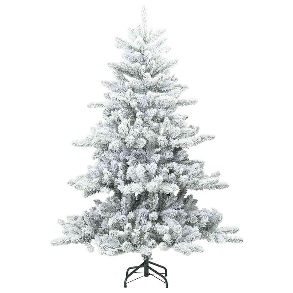 Arbre de Noël Artificiel Moderne à Charnières Flocké avec Neige - XIOS