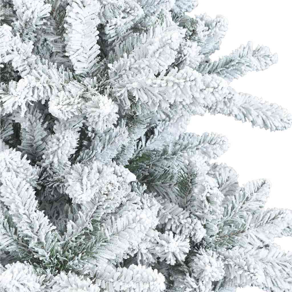 Sapin de Noël artificiel à branches pliantes, duveteux de neige - XIOS