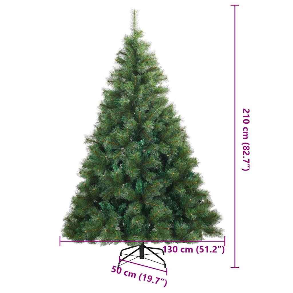 Sapin de Noël Artificiel à Branches Articulées Vert 210 cm - XIOS