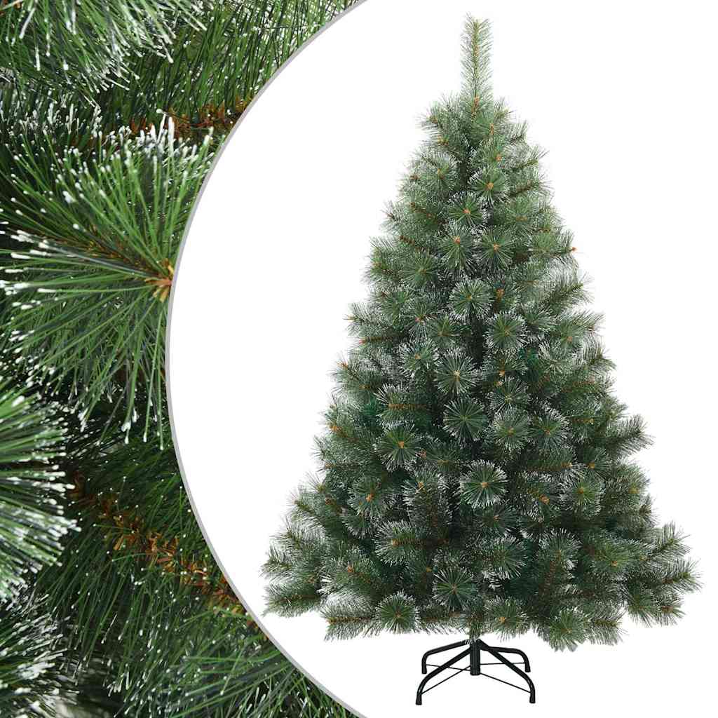 Sapin de Noël artificiel à branches pliantes, duveteux de neige