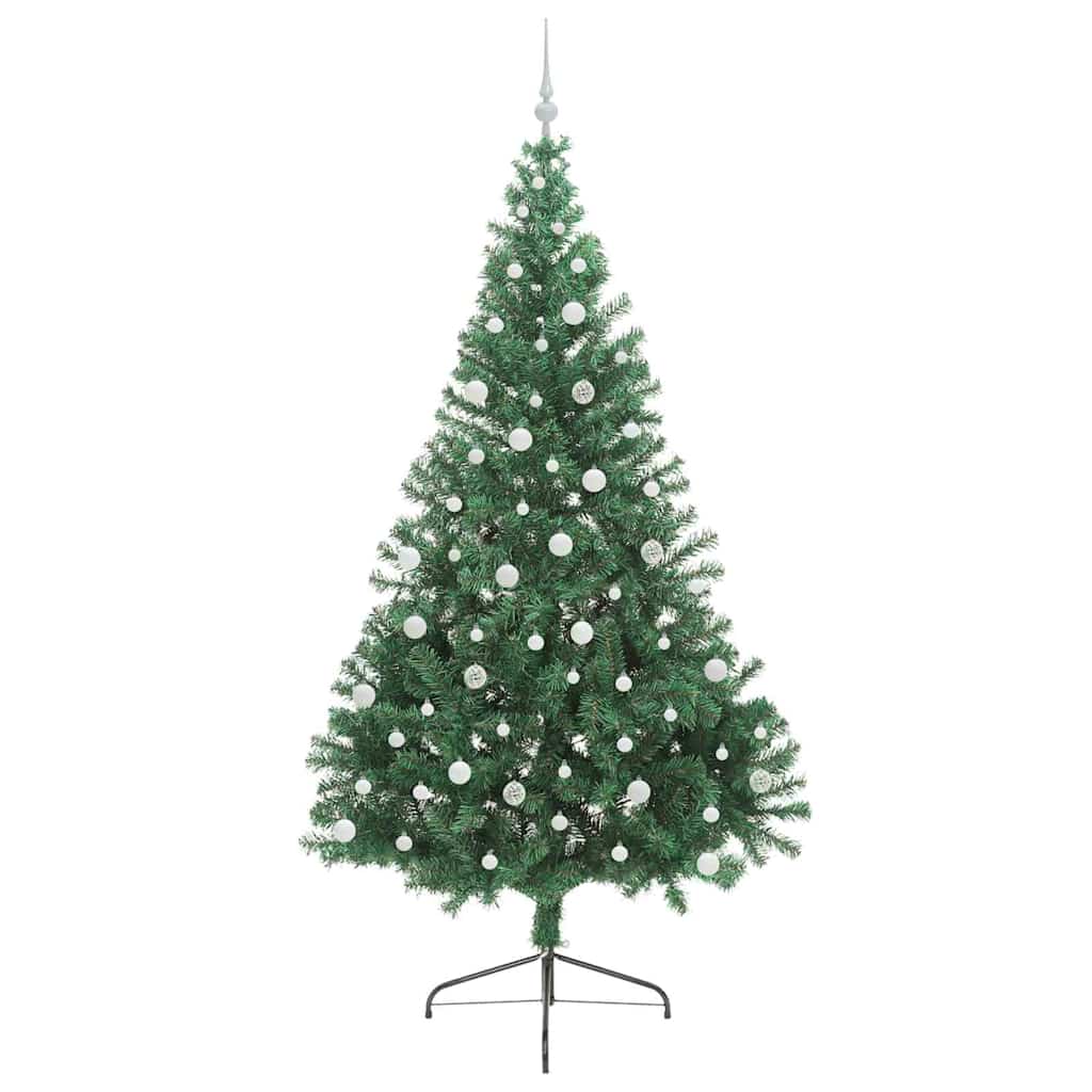 Sapin de Noël artificiel pré-éclairé Vert 240 cm PVC - XIOS